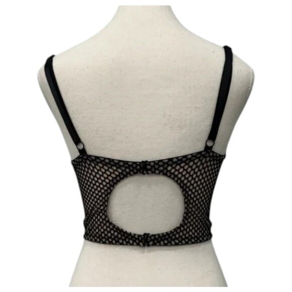 Victoria's Secret black very sexy lined demi buste bra top size 36C - Picture 6 of 7